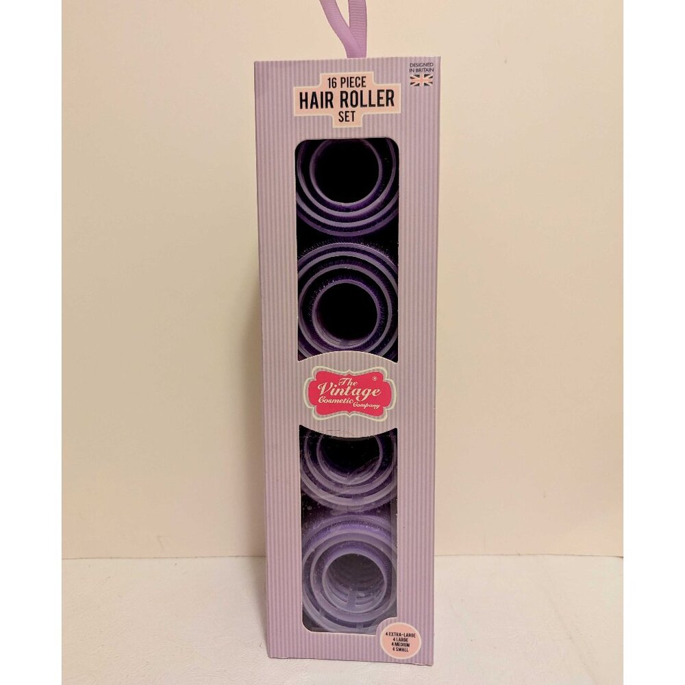 16 Pc Hair Roller Set New in Box from the Vintage Cosmetic Company
